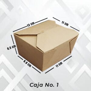 caja para alimento No.1