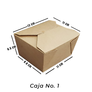 Caja para Alimentos No. 1