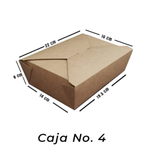 Caja para Alimentos No. 4