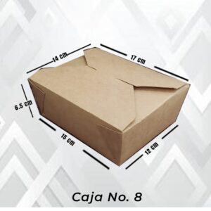 caja para alimentos No.8