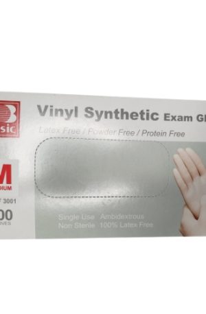 Guante Vinyl Transparente Talla M
