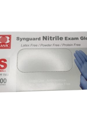 Guante de Nitrilo Azul Talla S