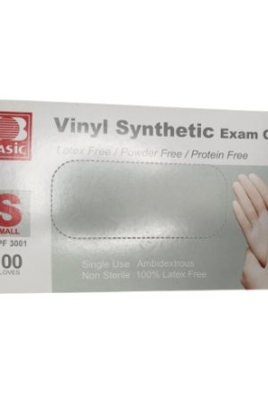 Guante Vinyl Transparente Talla S