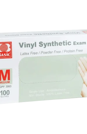 Guante Vinyl Transparente Talla M