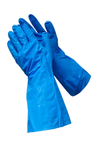 Guantes De Nitrilo para Uso Industrial Azul